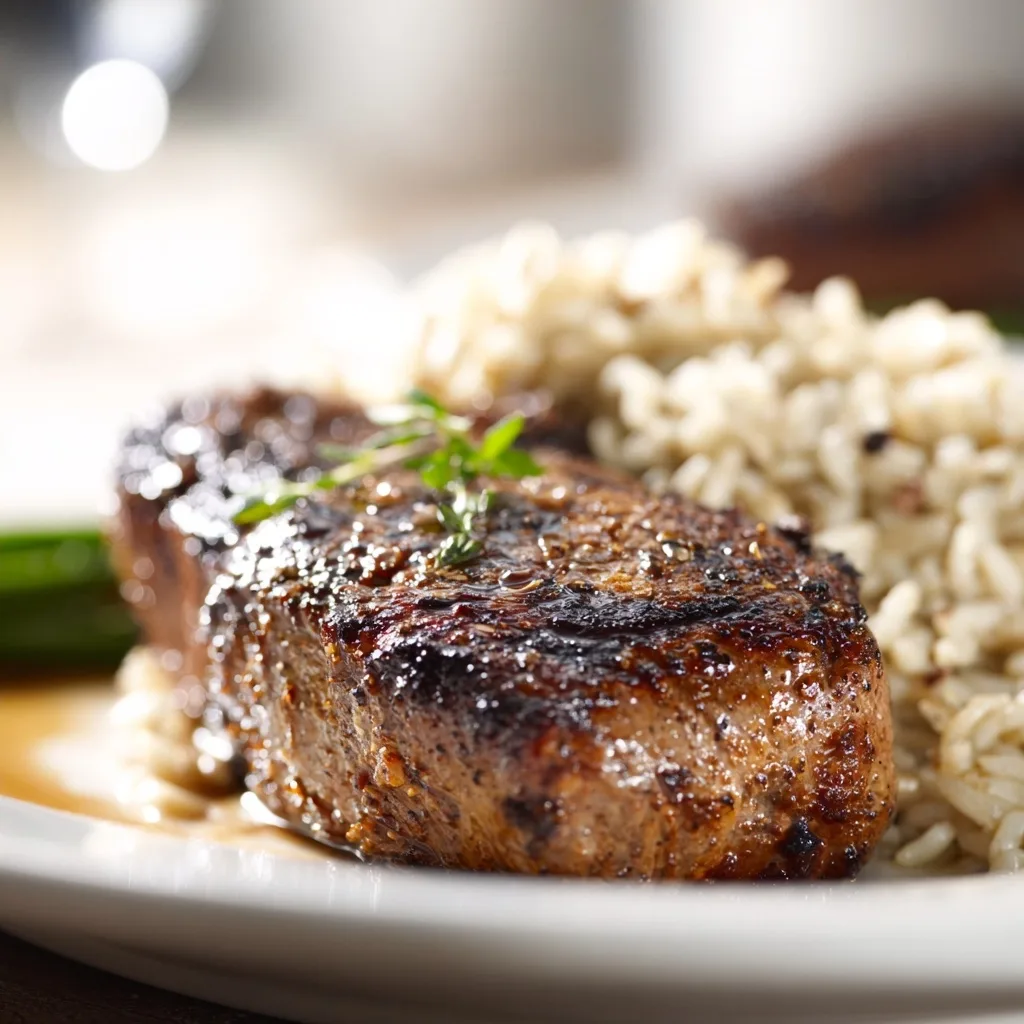 Steak and Rice Recovery Plate Packed with Flavor